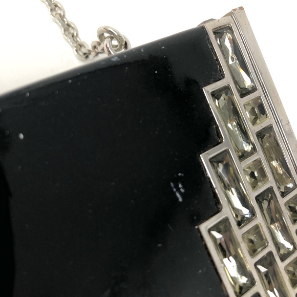 ✨JUDITH LEIBER✨ Minaudiere Patent Crystal Clutch - Picture 7 of 8